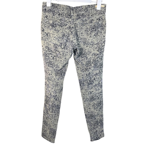 Pilcro Women's Serif Cords Corduroy Pants Abstract Green Black 25 Fall Skinny - Picture 6 of 12